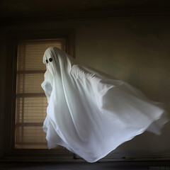 Sighting of a spooky white ghost