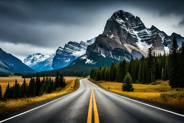 road in mountains