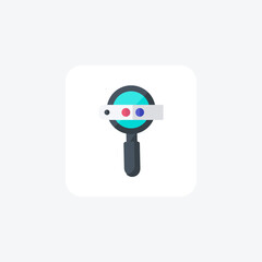 Circular Tool, Robotic Tool Vector Flat Icon