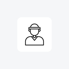 Customer, Client, User, Consumer Vector Line Icon