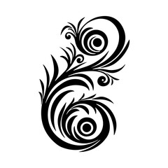 tribal tattoo design element