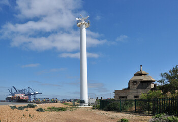 Radar Tower at Landguard Point, Felixstowe