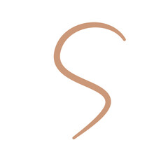 Earthworm Logo, Isolated Earthworm on White Background