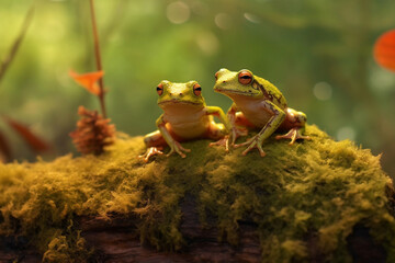 Two frogs