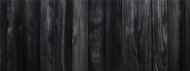 black wood timber board use for background, poster, banner, brochure, social media design, website
