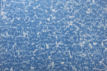 an old blue notebook texture