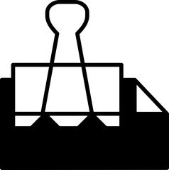 binder clip icon design elements for decoration.