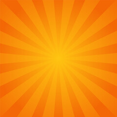 Orange And Yellow Sunburst Background