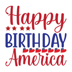 4th July shirt design Print template happy independence day American typography design.