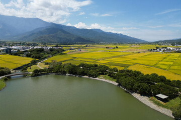 Dapo Pond, a lake in Chishang, Taitung, taiwan