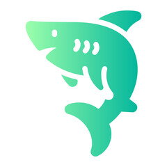 shark gradient icon