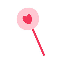 heart shaped lollipop