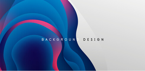 Abstract background fluid bubbles and wave elements. Template for covers, templates, flyers, placards, brochures, banners