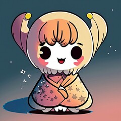 Artwork anime kawaii