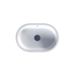 Washbasin isolated on transparent background, sink, 3D illustration, cg render