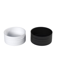 Washbasin isolated on transparent background, sink, 3D illustration, cg render