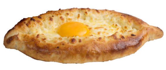 Adjarian khachapuri Georgian national pastry