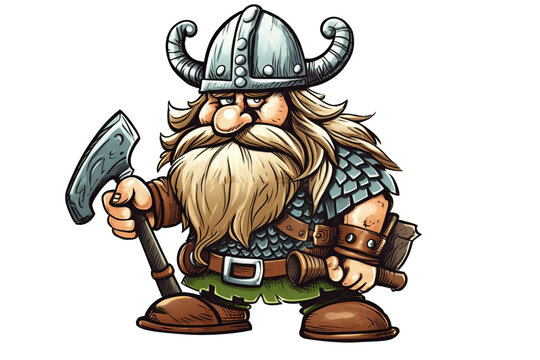 Leif Erikson Day clipart, Generative AI