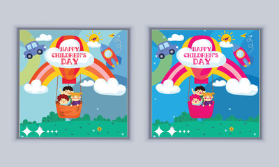 digital marketing agency social media vector template