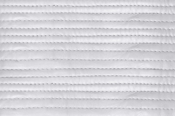 White Leather Texture With Seam Stripe Background