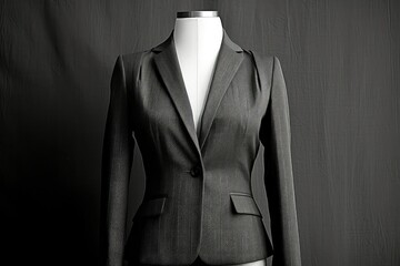 Finely tailored Women's Business suit, Female boss CEO girlboss feminism, Generative AI