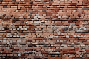 Fototapeta premium Brickwall background wallpaper with red bricks 
