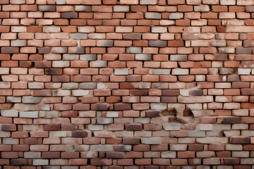 Obraz premium Brickwall background wallpaper with red bricks 