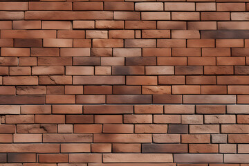 Fototapeta premium Brickwall background wallpaper with red bricks 