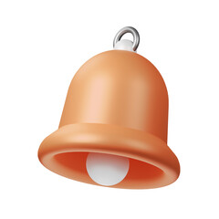 Obraz na płótnie Canvas 3d notification bell icon render illustration