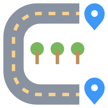 MULTPLE DESTINATIONS line icon,linear,outline,graphic,illustration