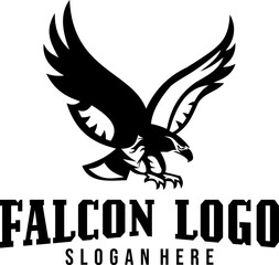 falcon logo design