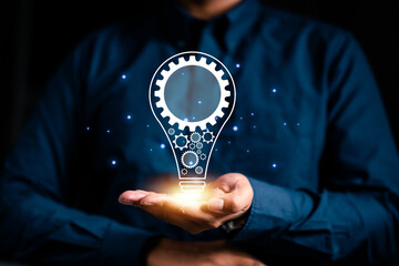 lightbulb, idea, strategy, creativity, knowledge, technology, imagination, creative, cog, business....