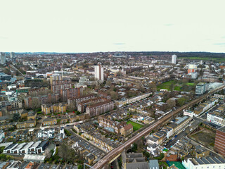 Camden Town London Aerial View, shot with a DJI mini 3 Pro.