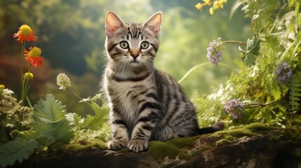 Tales of Whiskered Charm - Photorealistic American Shorthair Stories