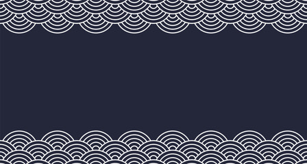 Japanese background. Asian blue pattern