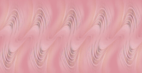Fototapeta premium Abstract smooth waves on pink background graphic illustration