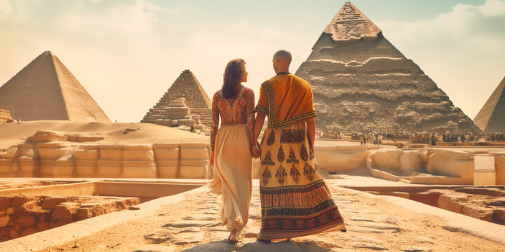 Urlauber P&auml;rrchen in &Auml;gypten KI
