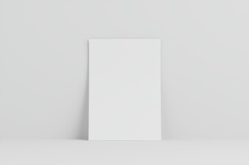 A5 Flyer Mockup 3D Illustration