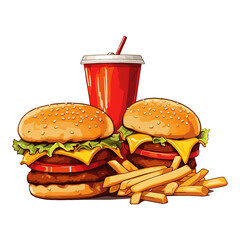 Hamburger Cheeseburger Fast Food PNG, Clipart, American Food, Breakfast, Breakfast Sandwich,