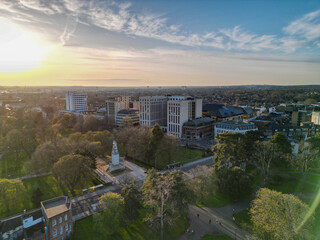 Southampton Aerial View, Drone view shot with Dji Mini 3 Pro
