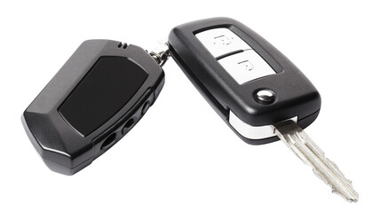Car key with remote control, cut out