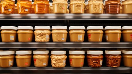 Peanut Butter in a grocery store - food photography