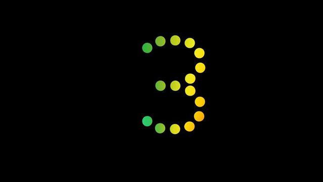 Number 3 ,Rainbow color Number 3,lgbt dotted Number font , LGBTQ pride month Number 3,three text.