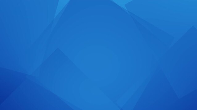 Motion design tech corporate background with abstract blue square shapes. Seamless loop