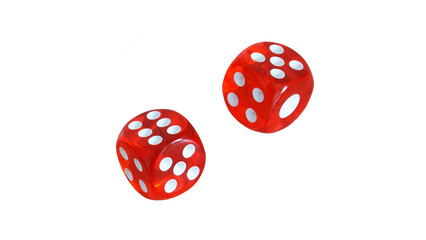 Two beautiful red dices