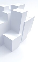 Obraz premium 3d infographic chart design, on white background.