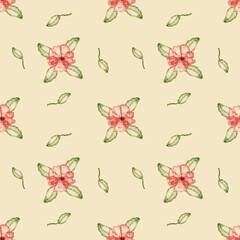 Elegant Floral Seamless pattern for printed items like fabric, sublimation, wallpaper, wrapping papaer and other decor stuff
