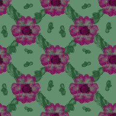 Elegant Floral Seamless pattern for printed items like fabric, sublimation, wallpaper, wrapping papaer and other decor stuff