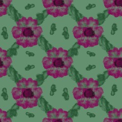 Elegant Floral Seamless pattern for printed items like fabric, sublimation, wallpaper, wrapping papaer and other decor stuff