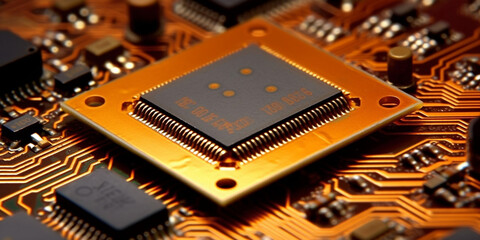 RFID NFC Chip der Zukunft f&uuml;r das WEB 3.0, moderne Technik, ai generativ